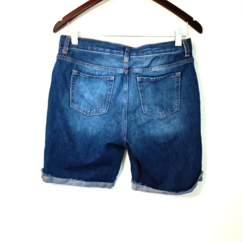 Children's Place Denim Cuffed Midi Mi-Long Distressed Beach Resort Y2K Shorts 16
